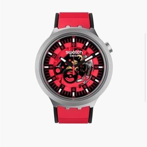 Swatch Red Juicy Watch SB07S110 Big Bold Irony